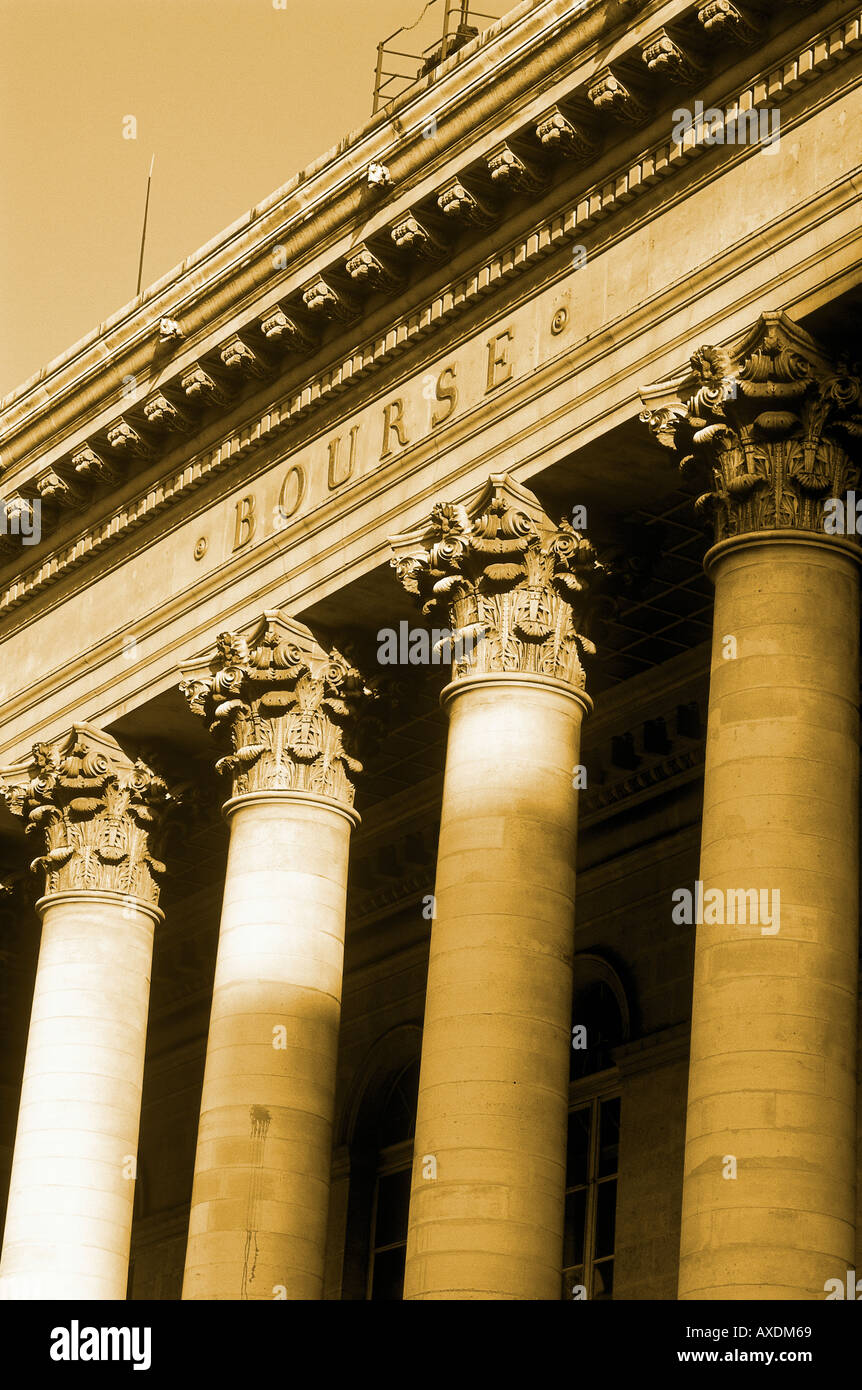 Börse von Paris Stockfoto
