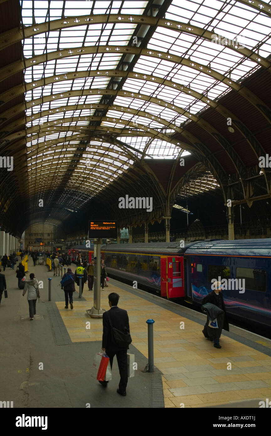 Paddington Bahnhof in London UK Stockfoto