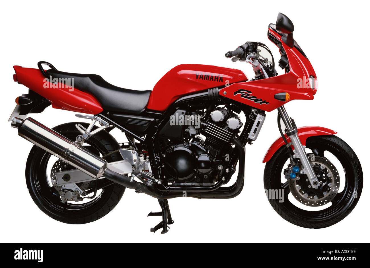 Yamaha Fazer Motorrad Stockfoto