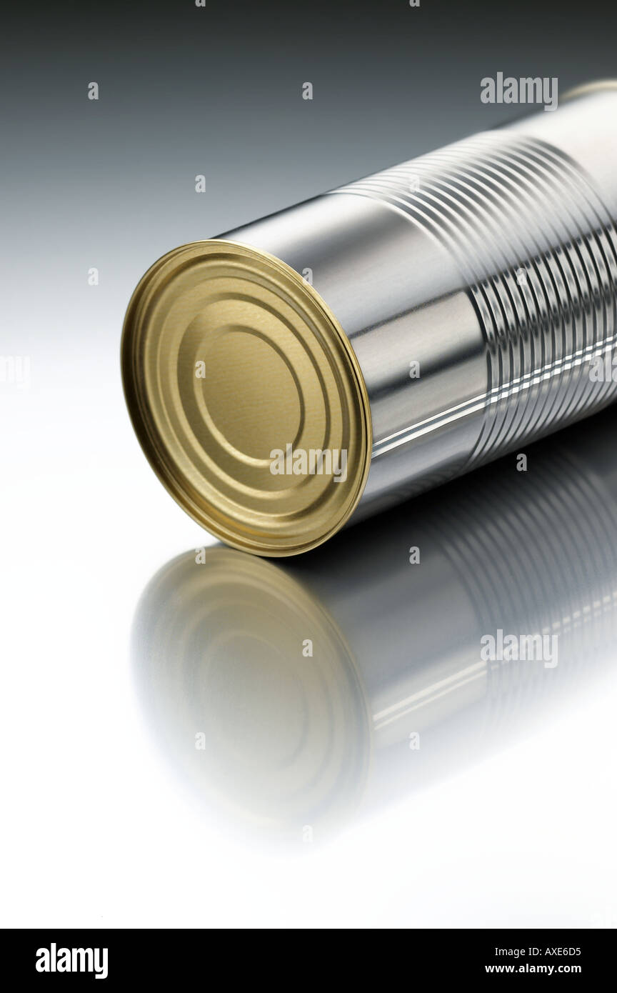 Blechdose Stockfoto