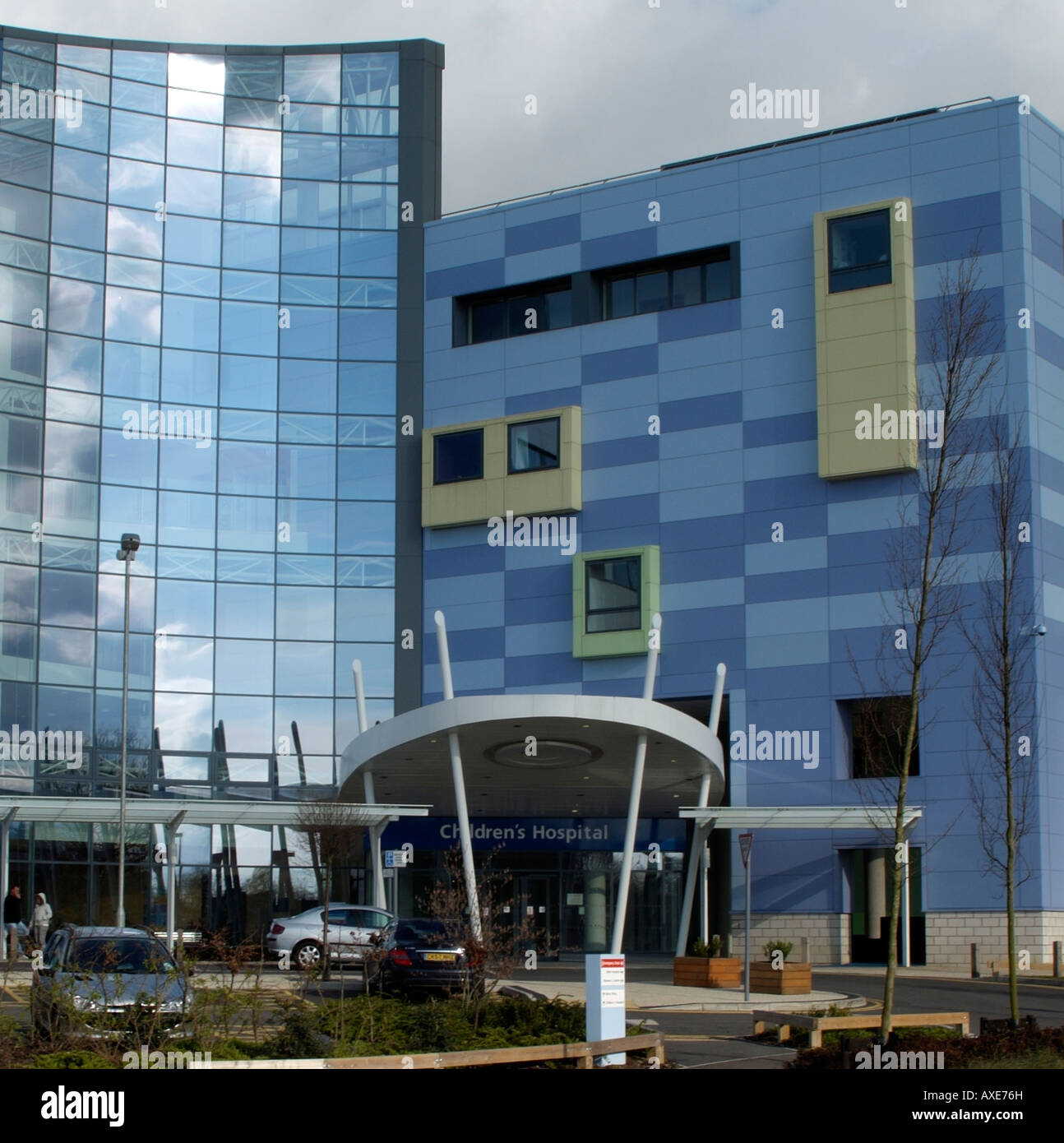 Oxford Childrens Hospital befindet sich auf der Website von John Radcliffe Stockfoto