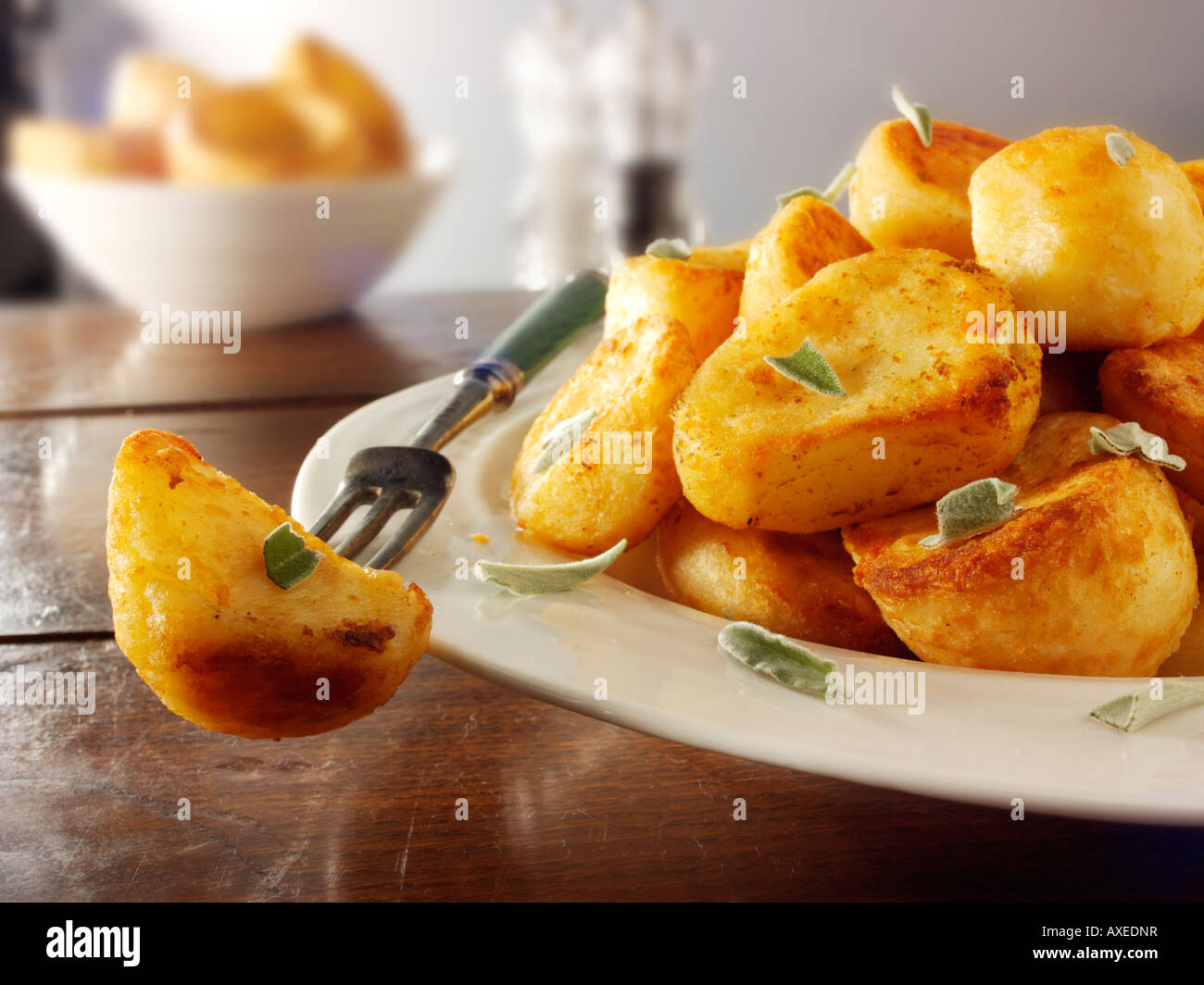 Gebratene Kartoffeln Stockfoto