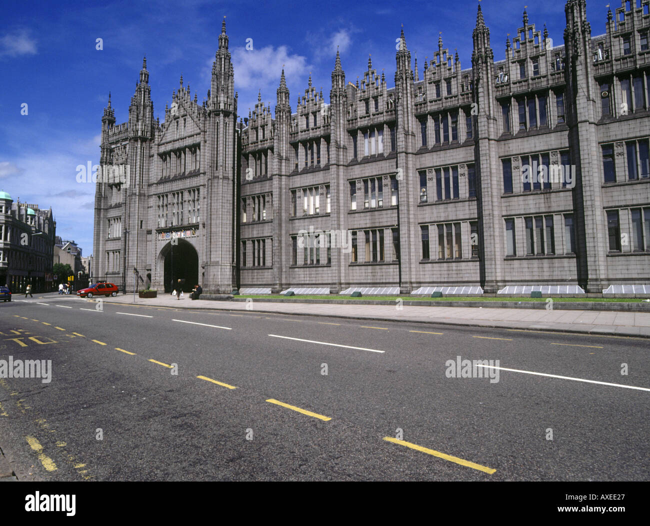 dh MARISCHAL COLLEGE ABERDEEN City Sitz uk Architektur gotische Gebäude Stockfoto