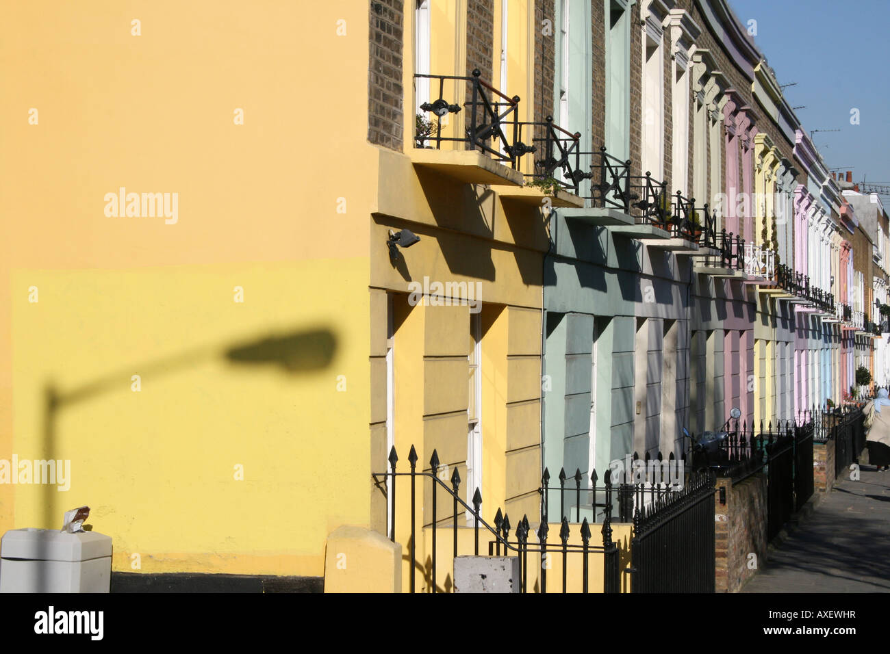 Bunte Straße Stockfoto