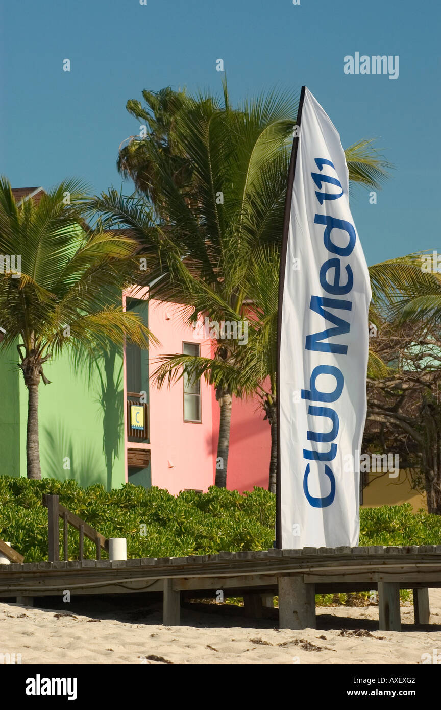 Club Med Resort, Providenciales, Turks- und Caicosinseln Stockfoto