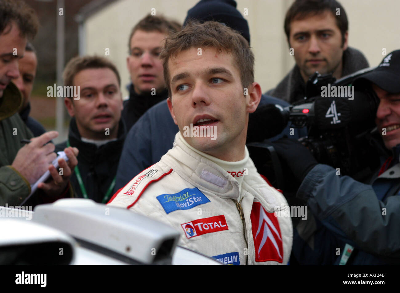 Sebastian Loeb französische Wrc Rallye-Fahrer Stockfoto