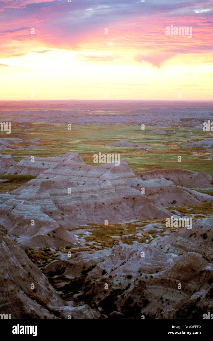 Badlands South Dakota USA Stockfoto