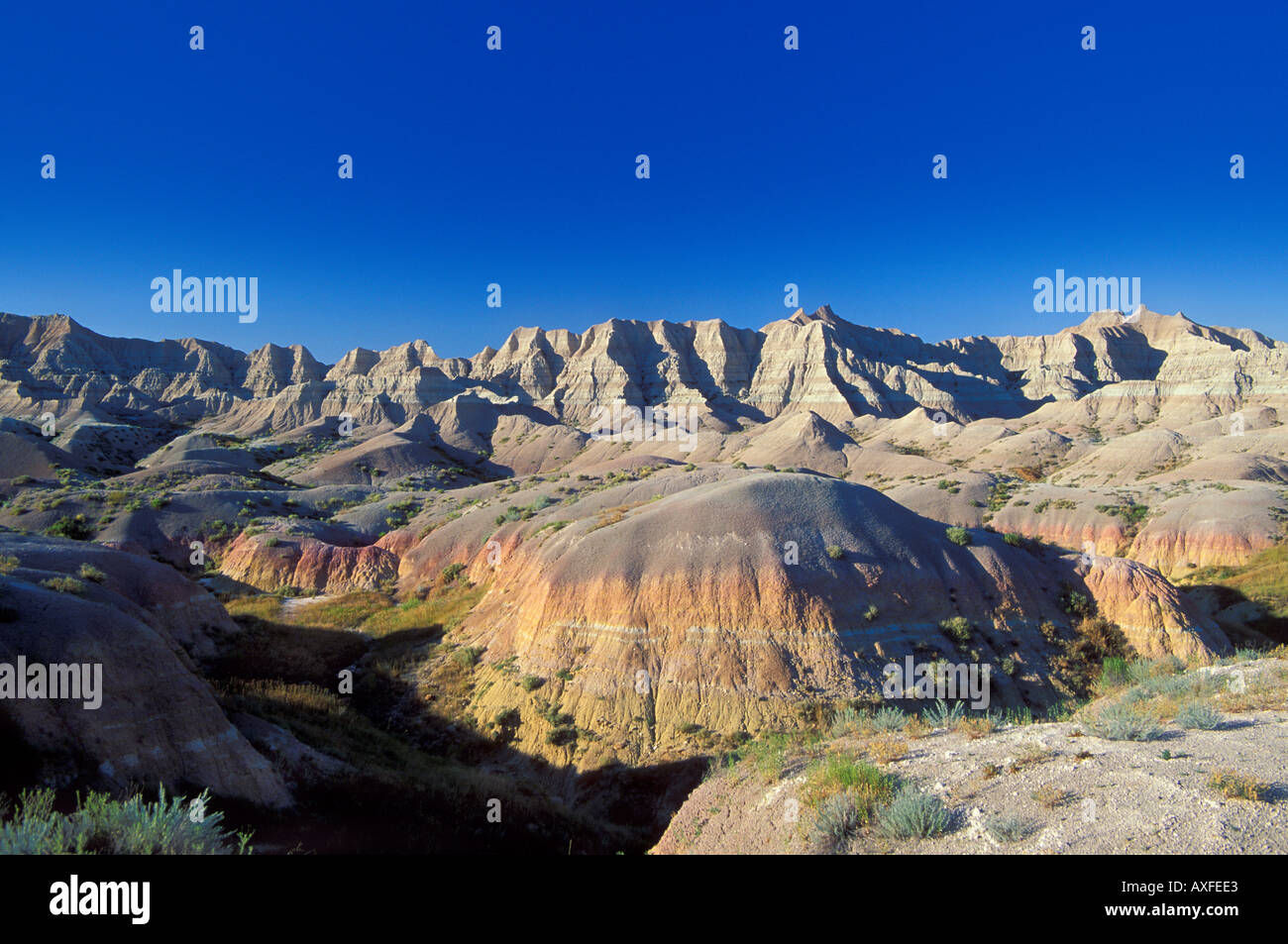 Badlands South Dakota USA Stockfoto
