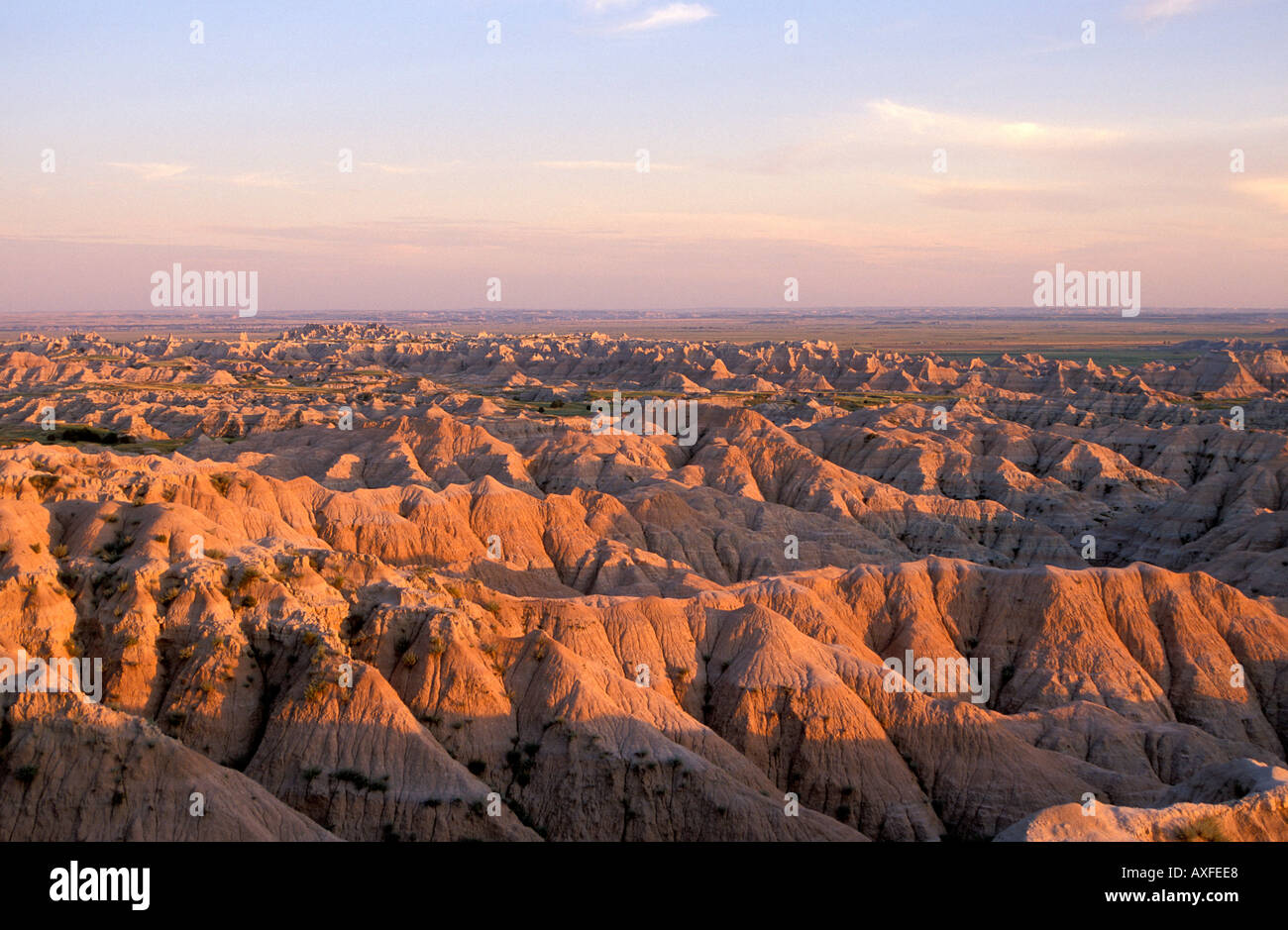 Badlands South Dakota USA Stockfoto