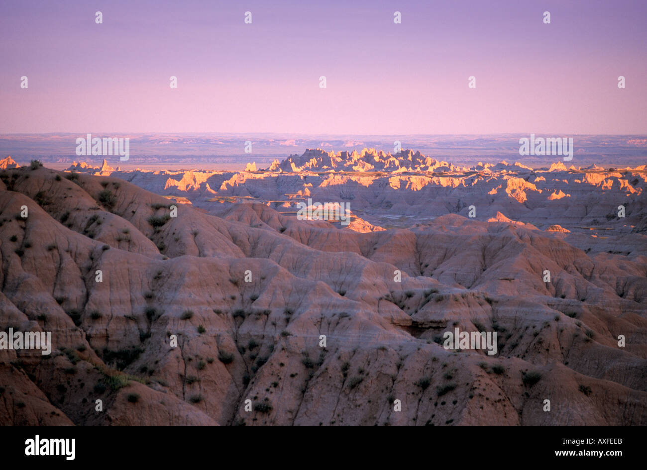 Badlands South Dakota USA Stockfoto