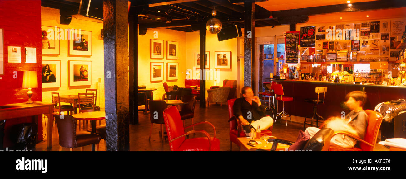 Café-Szene, Innenstadt von Melbourne, Australien Stockfoto