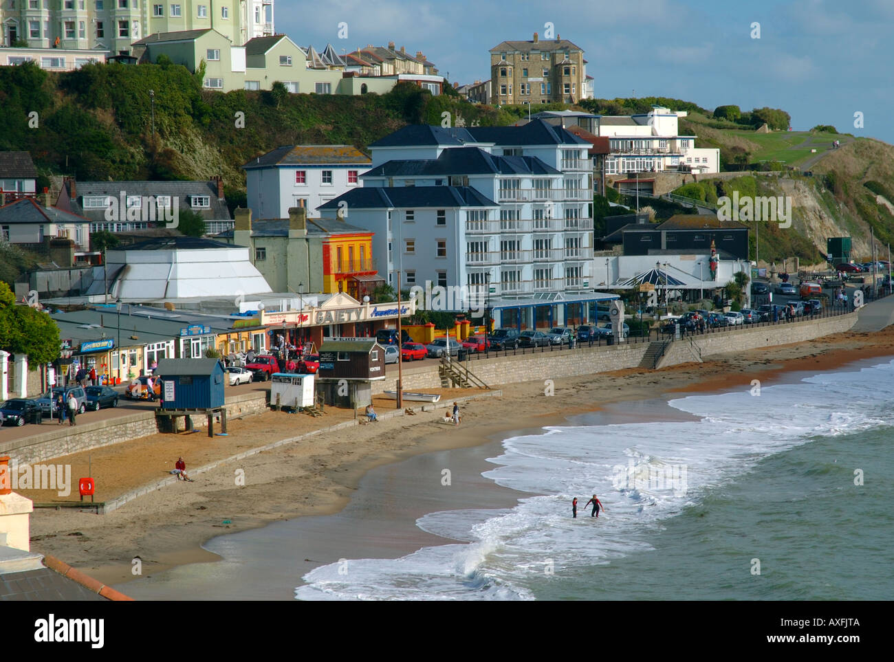 Ventnor Holiday Resort, Ventnor Beach, Isle of Wight, England, GB. Stockfoto