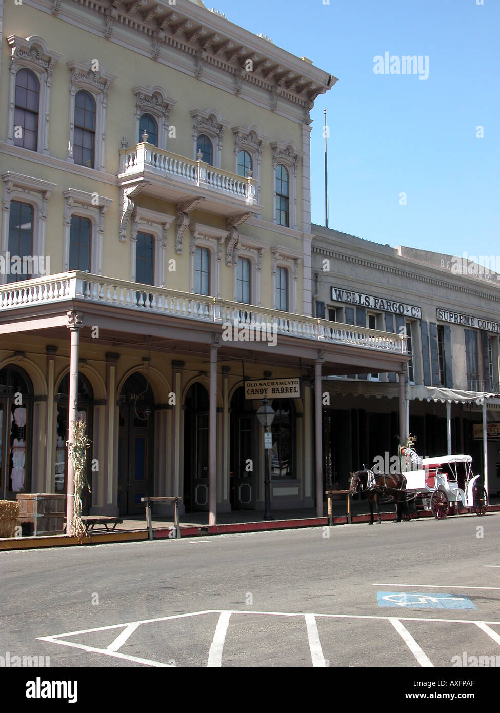 Old Sacramento Stockfoto