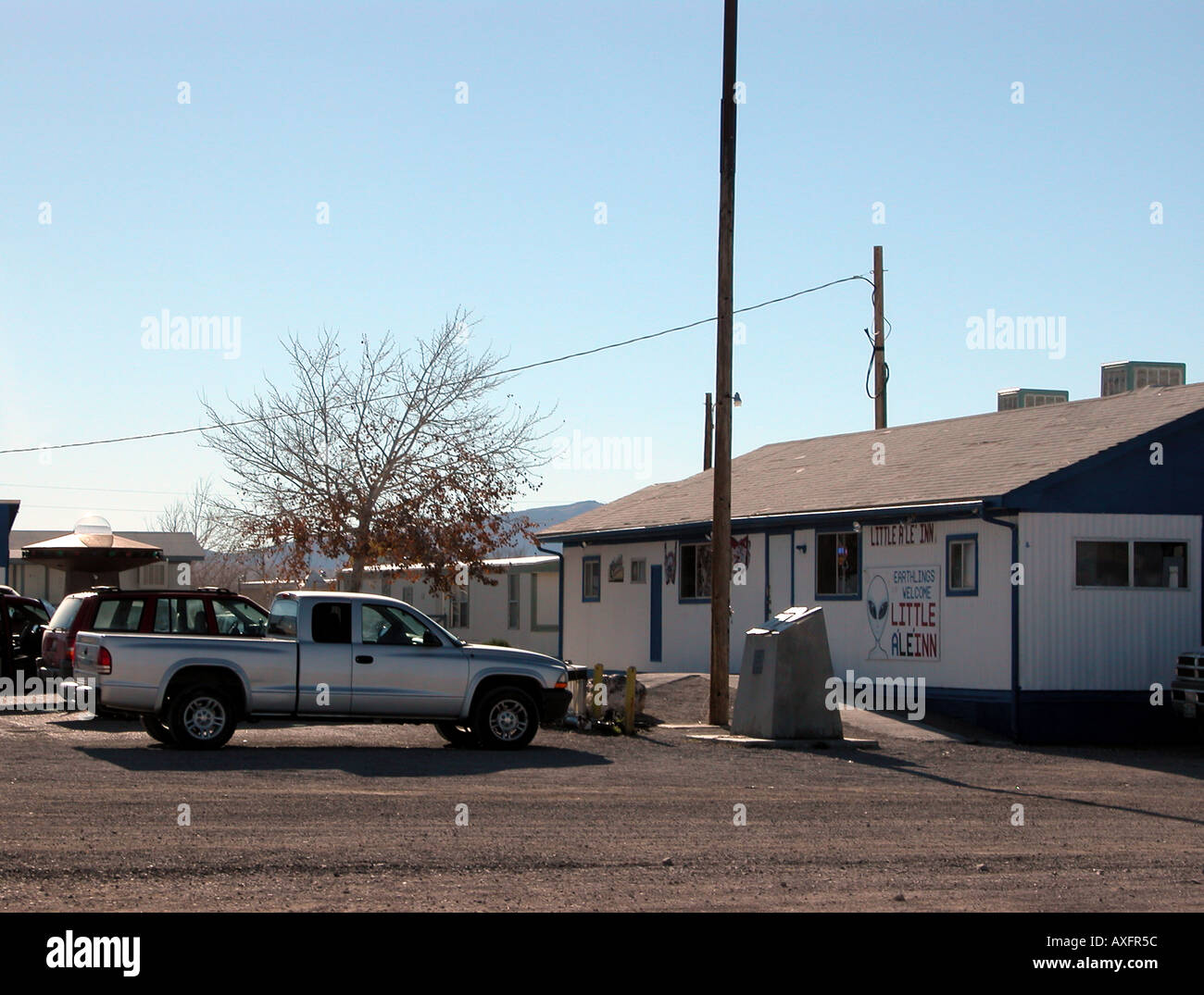 Little Ale-Inn, Rachel NV, einer touristischen Stop für UFO-Fans Stockfoto