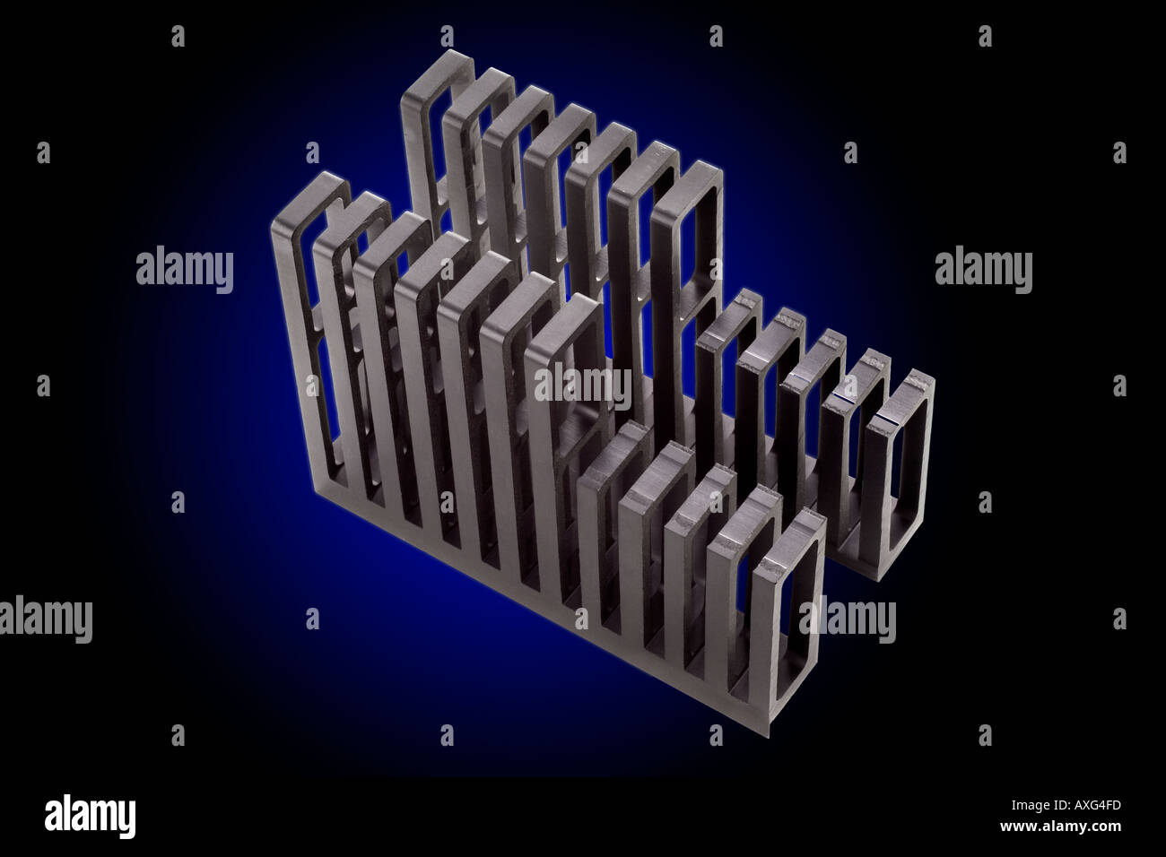 Computer CPU-Kühlkörper Stockfoto