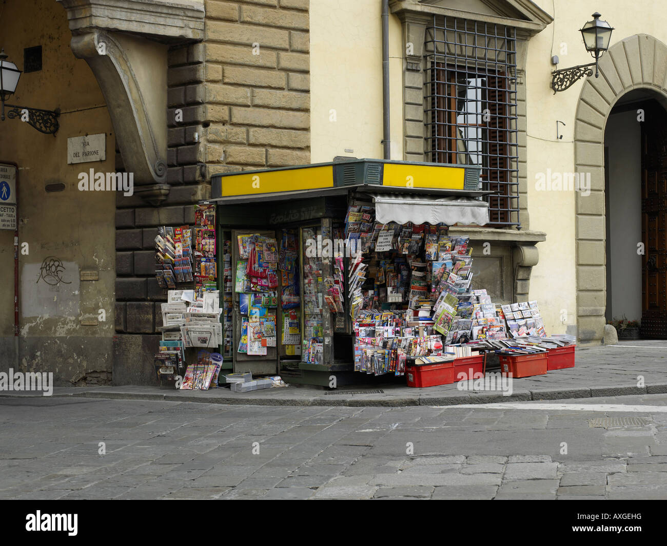 Kiosk, Italien Stockfoto