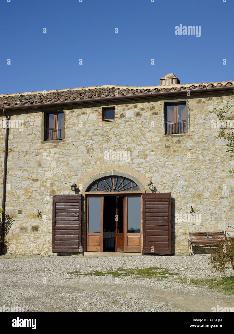 Stein-Gebäude in Europa Stockfoto