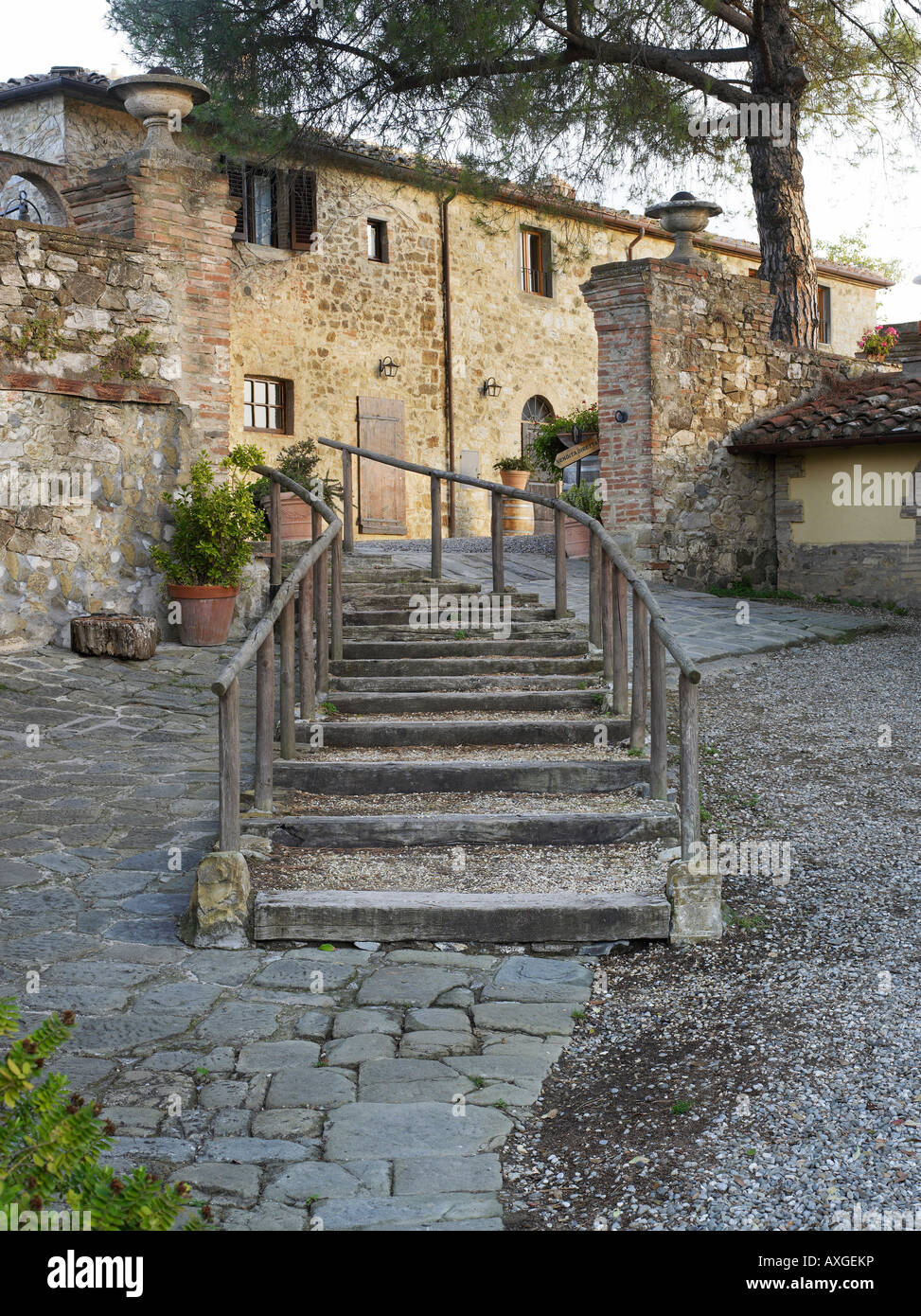 Stein-Gebäude in Europa Stockfoto