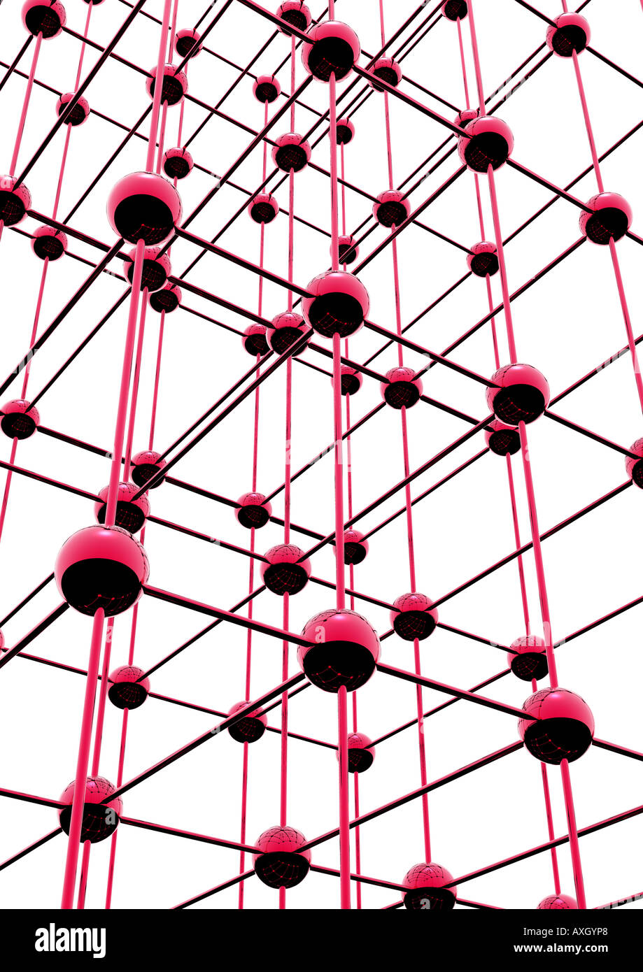 Netzwerkstruktur Netzwerk Struktur Stockfoto