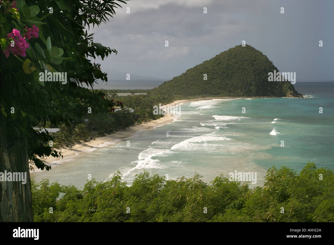 British Virgin Islands Tortola Long beach Stockfoto