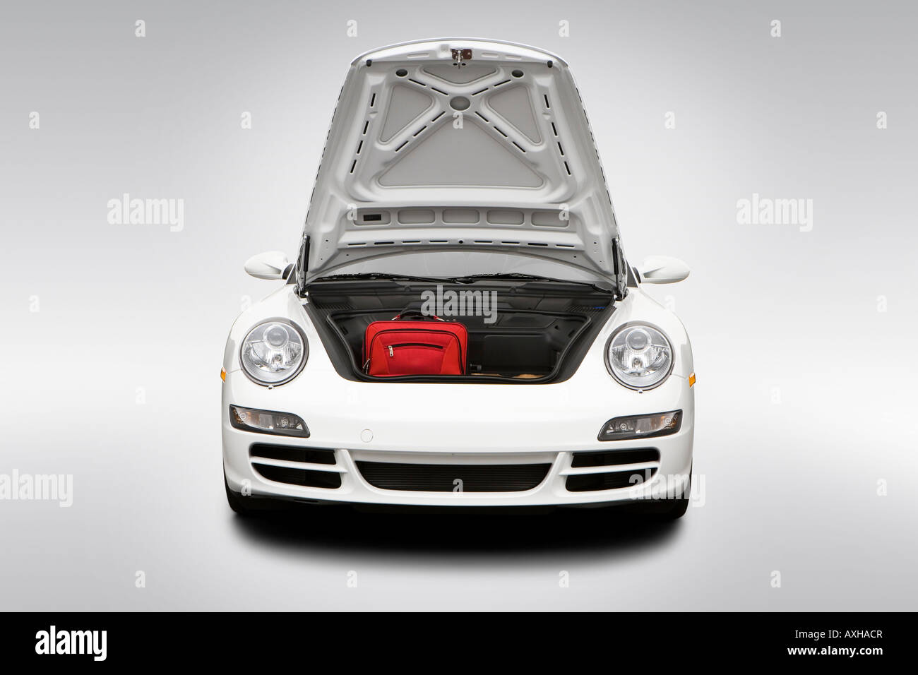 2008 Porsche 911 Targa 4 s in weiß - Stamm Requisiten Stockfoto