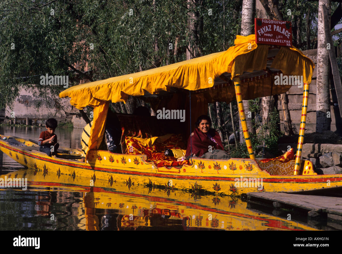 Kaschmir-Transport-Tourismus Stockfoto