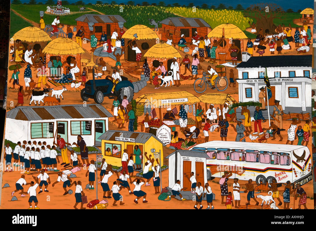 Tingatinga painting Fotos und Bildmaterial in hoher Auflösung Alamy