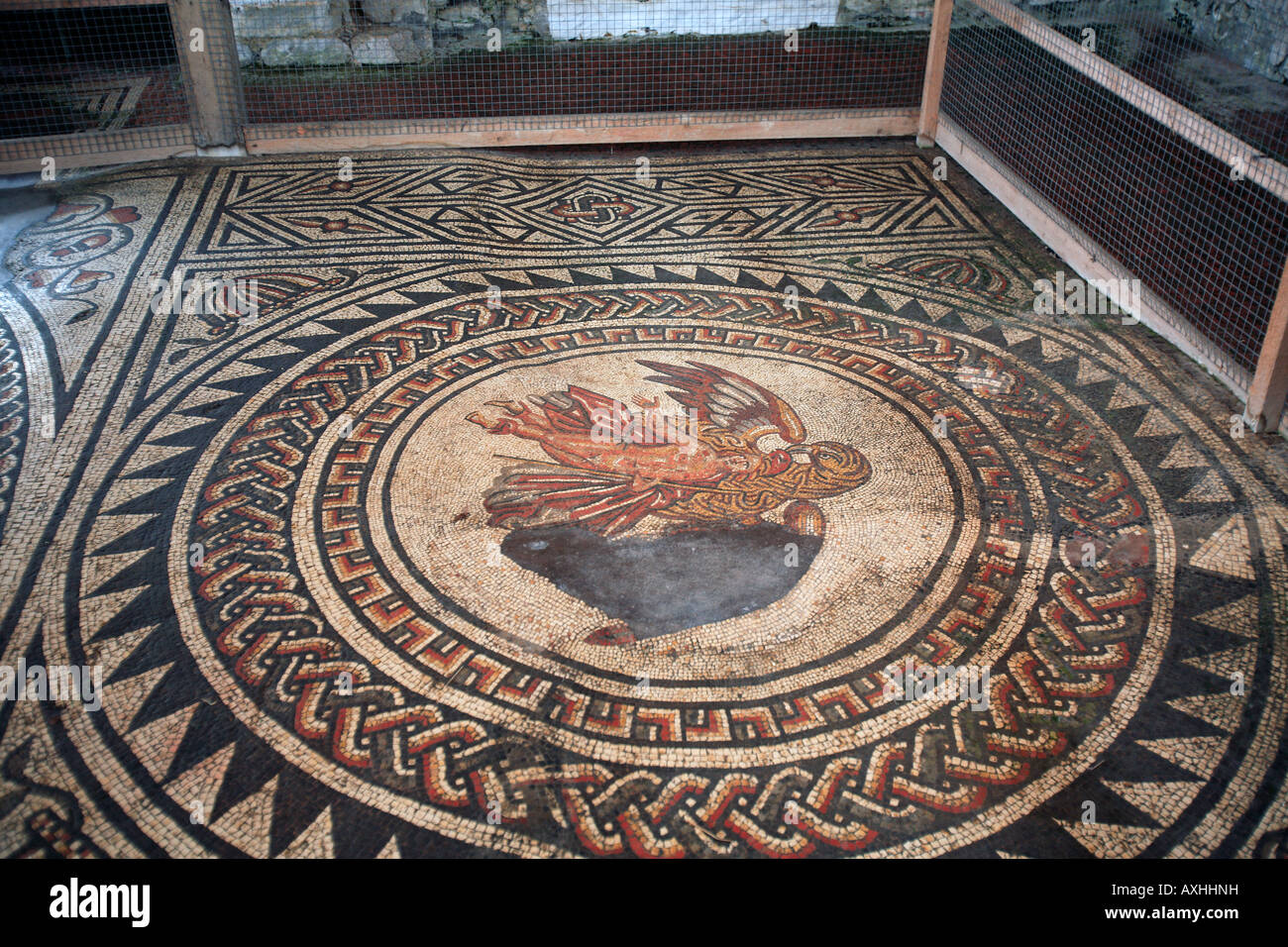 Vereinigtes Königreich West Sussex Bignor der römischen villa Stockfoto