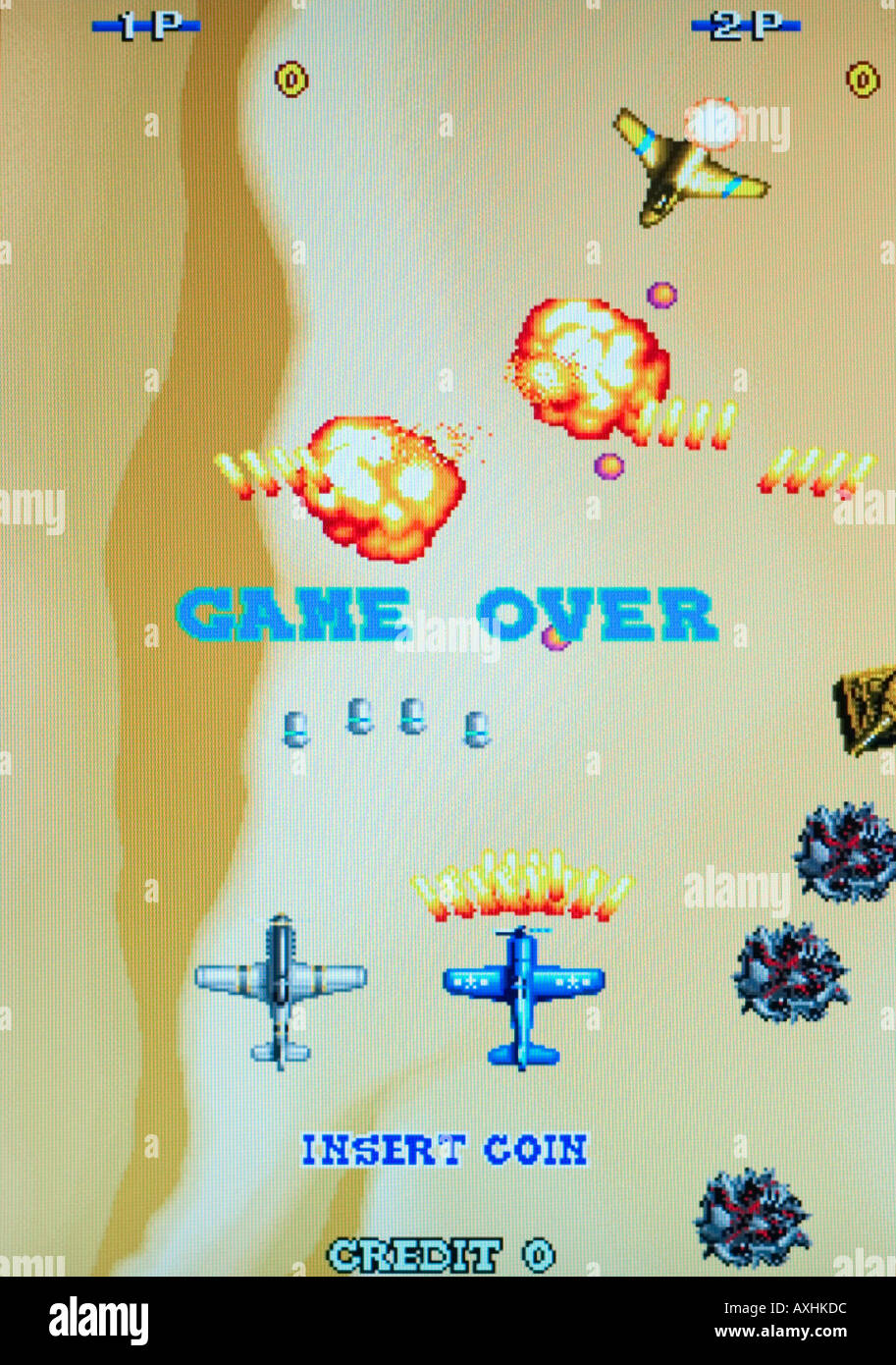 Zing Zing Zip Allumer 1992 Vintage Arcade Videospiel Screenshot - nur zur redaktionellen Nutzung Stockfoto