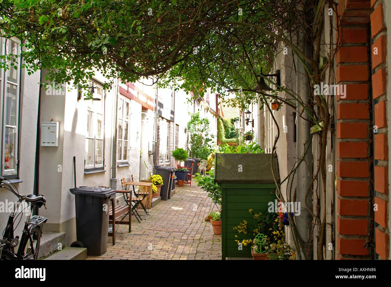 Zobels Hof Lübeck Stockfoto