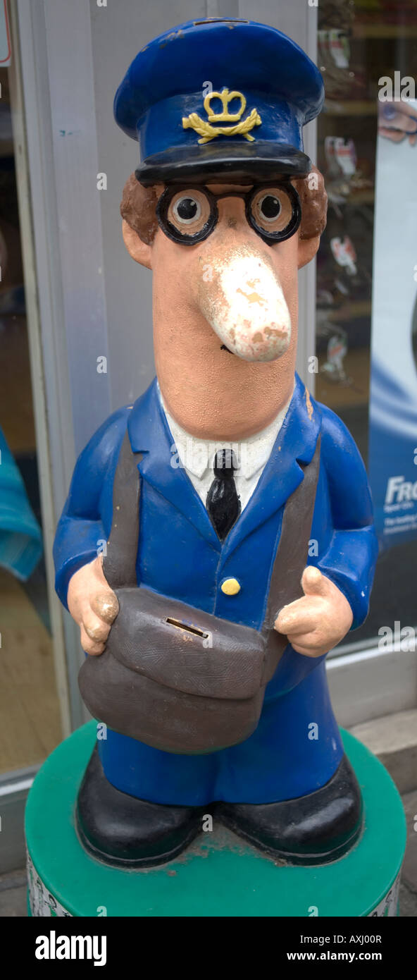 Blaue Postman Pat Modell Stockfoto