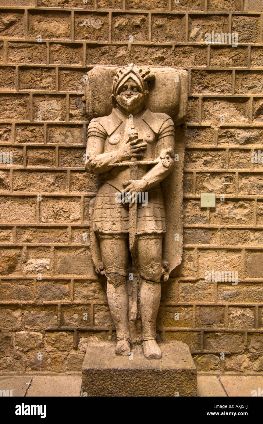 Museu Frederic Mares Barri Gotic Barcelona Catalunya Spanien Stockfoto