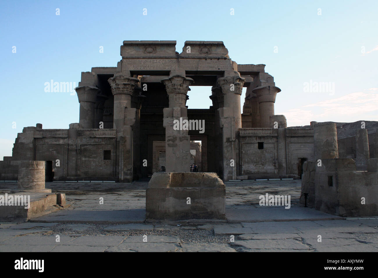 Kom Ombo Tempel [Kom Ombo, Ägypten, arabische Staaten, Afrika]. Stockfoto