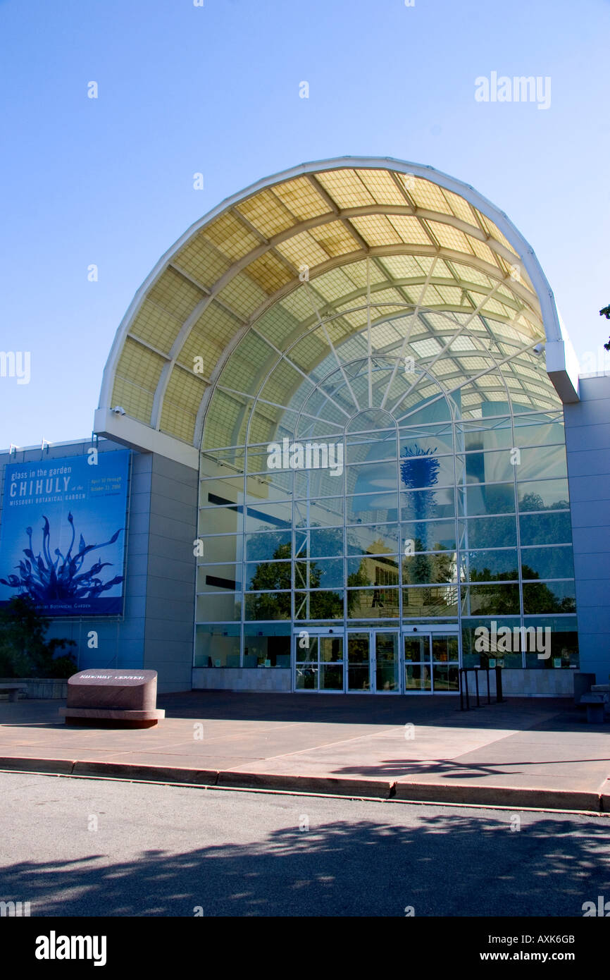 Eingang der Missouri Botanical Garden in St. Louis Stockfoto