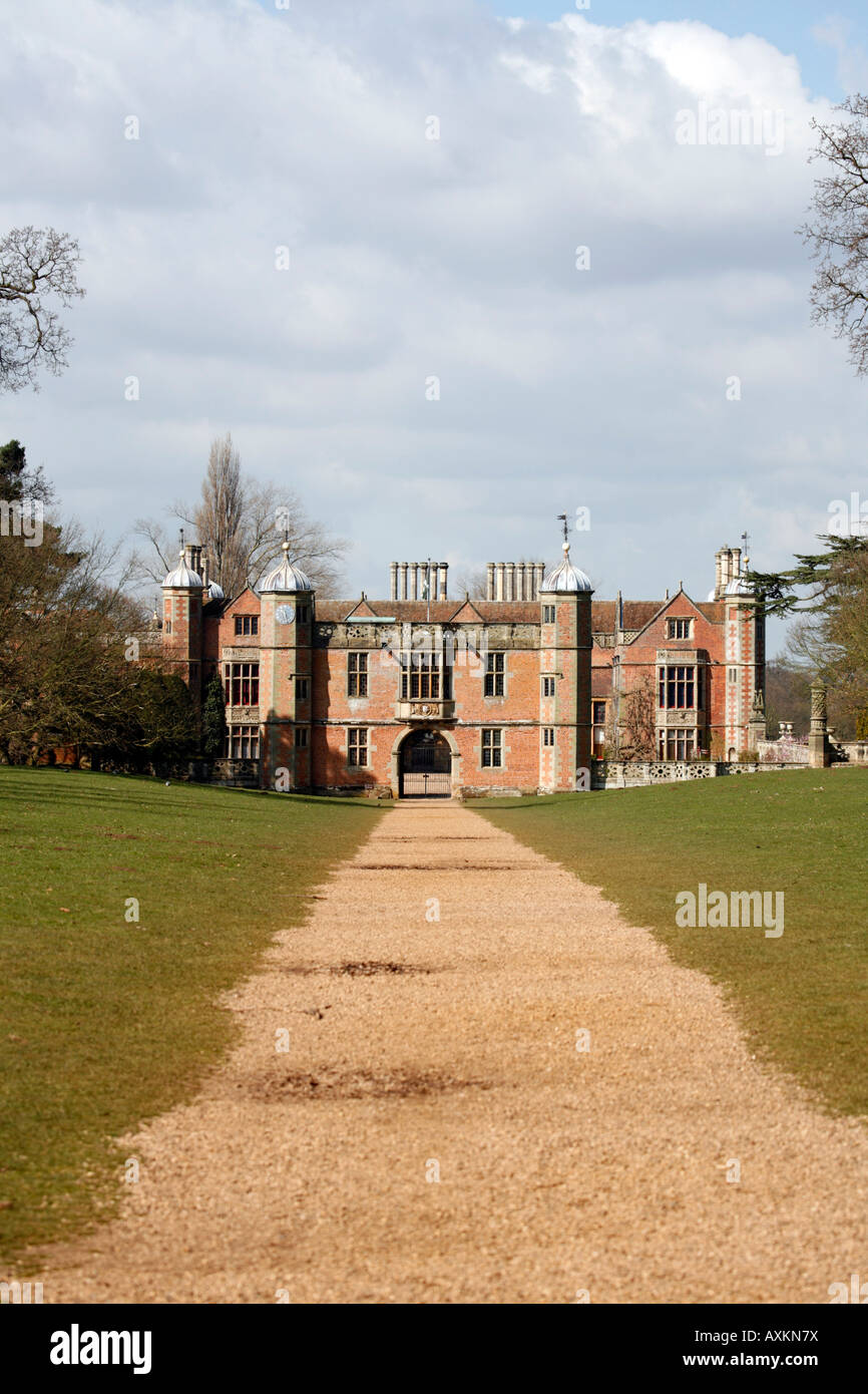 Charlecote Park Tudor Manor House Stockfoto