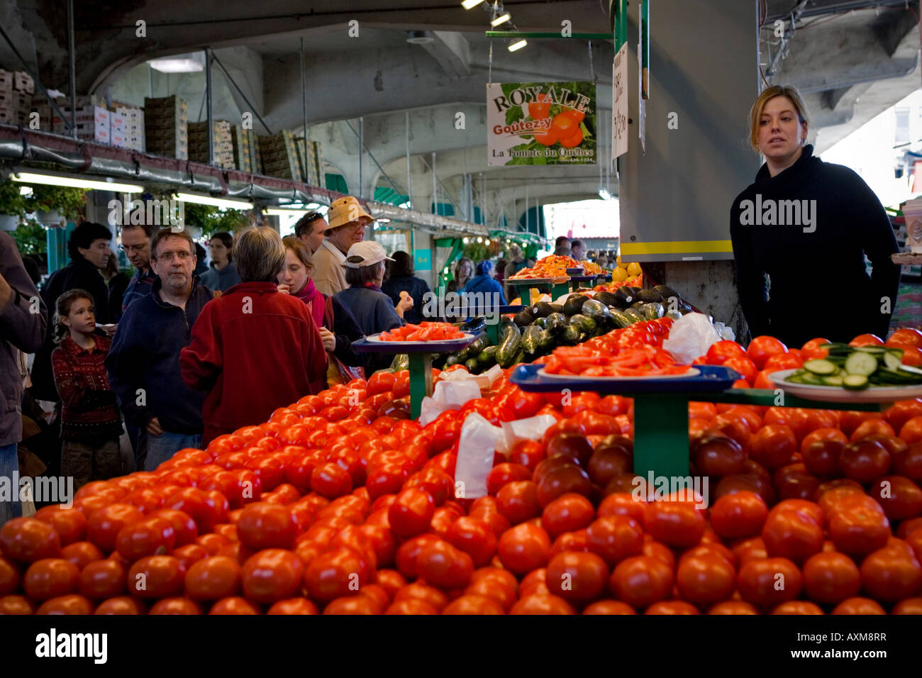 Jean Talon Market in Montreal, Quebec, Kanada. Stockfoto