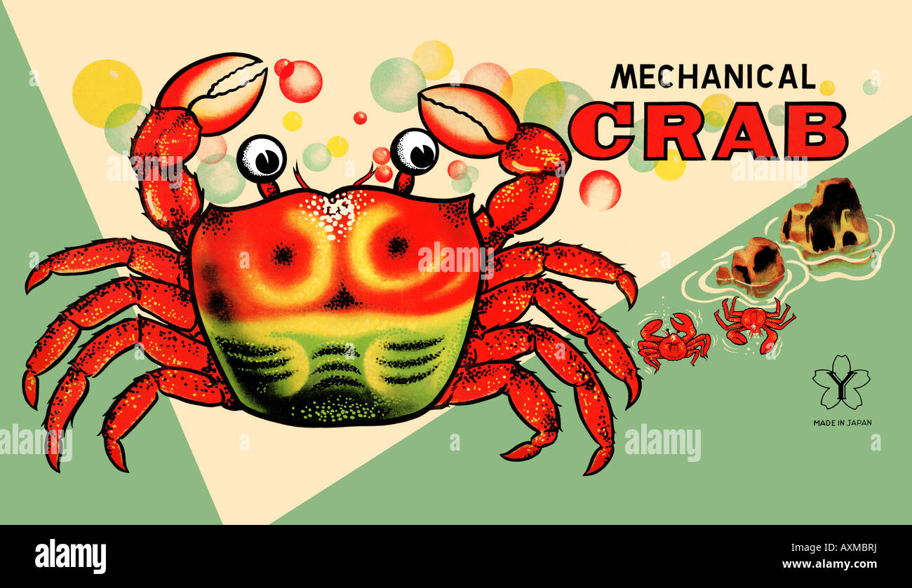 Mechanische Krabbe Stockfoto
