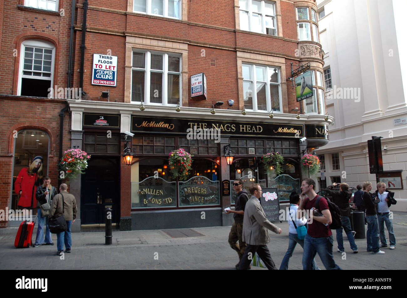 Nags Head Pub in Covent Garden auf James Street in London, Großbritannien Stockfoto