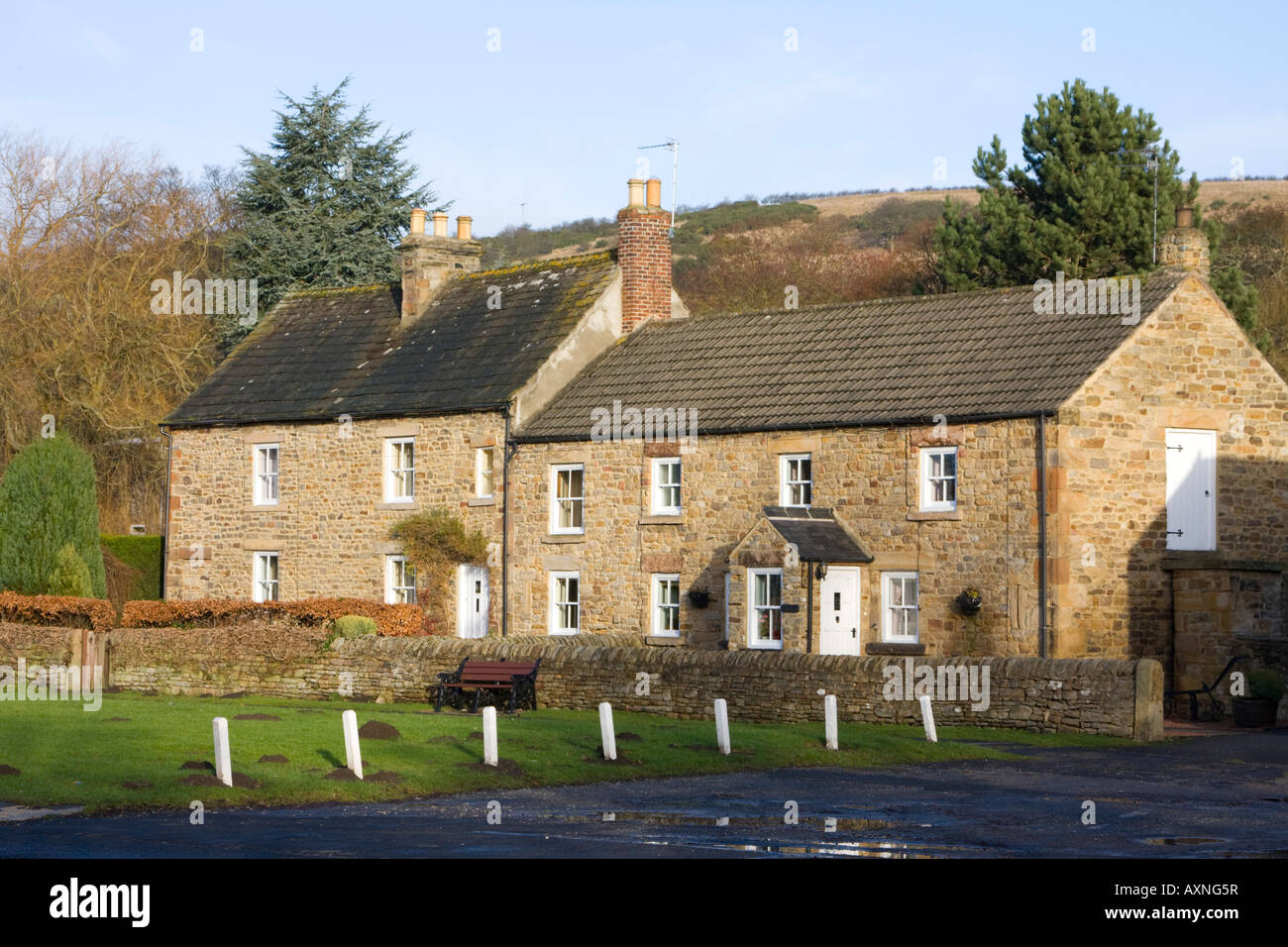 Haus im Lanchester County Durham UK Stockfoto