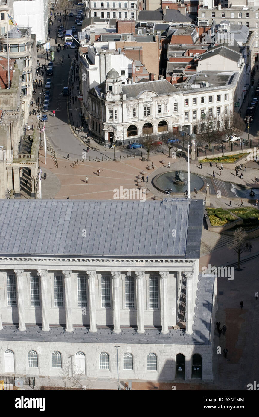 Das Rathaus und Victoria Square Birmingham City Centre Uk Stockfoto