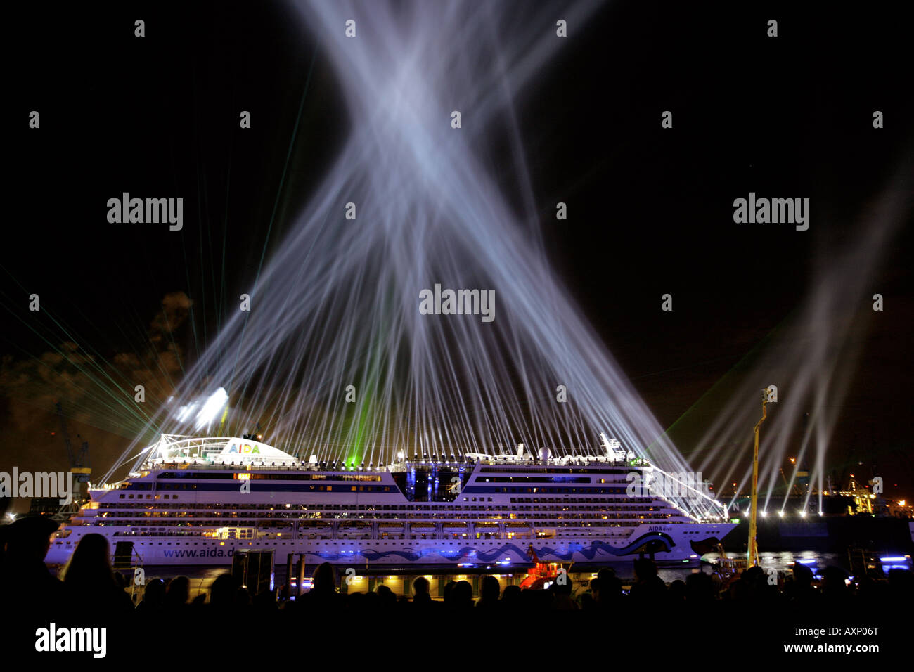 Aida Schiff Taufe Hamburg Deutschland Stockfoto Bild