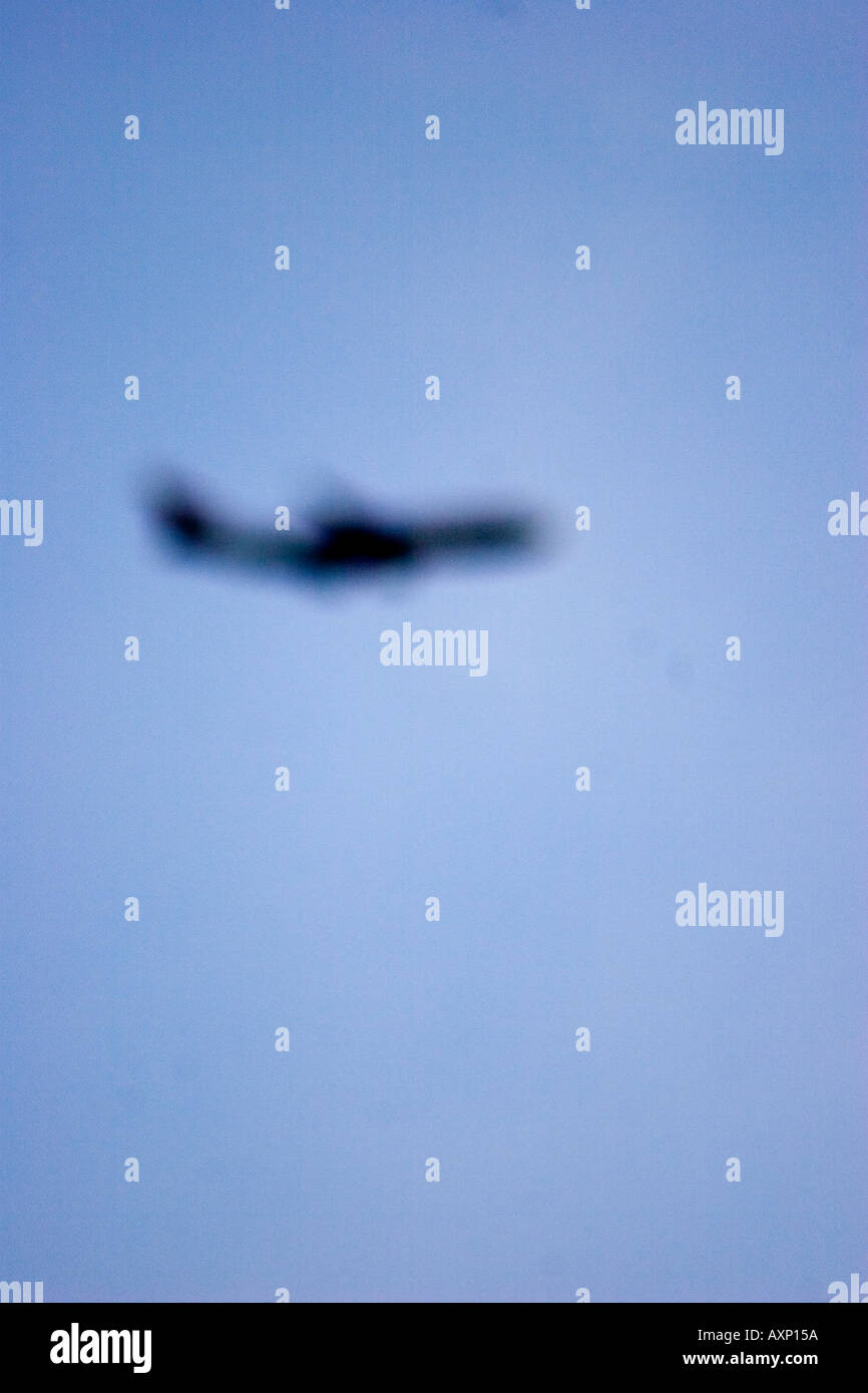 Aus Focus-Flugzeug Stockfoto