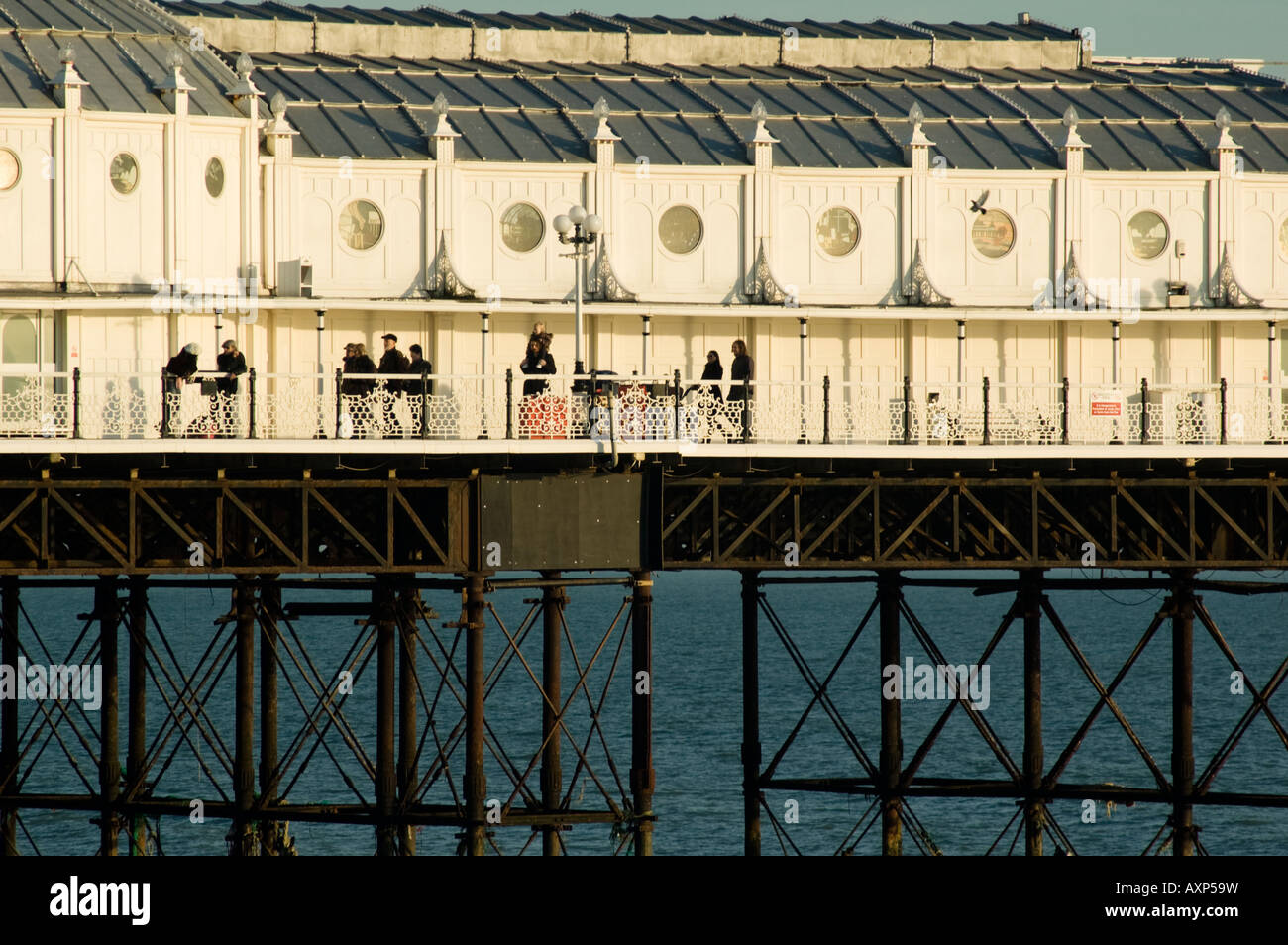 Palace Pier Baujahr 1899 typische späten viktorianischen Pier, Brighton, E Sussex, UK Stockfoto