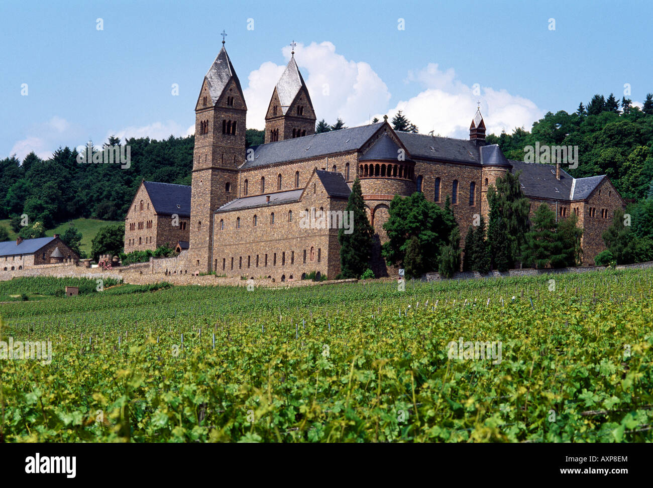 Abtei St. Hildegard, Rüdesheim, Rheingau, Hessen, Deutschland
