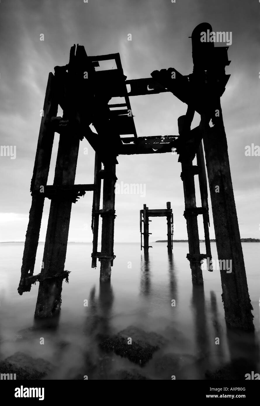 D-Day bleibt Lepe Country Park, Hampshire. Stockfoto