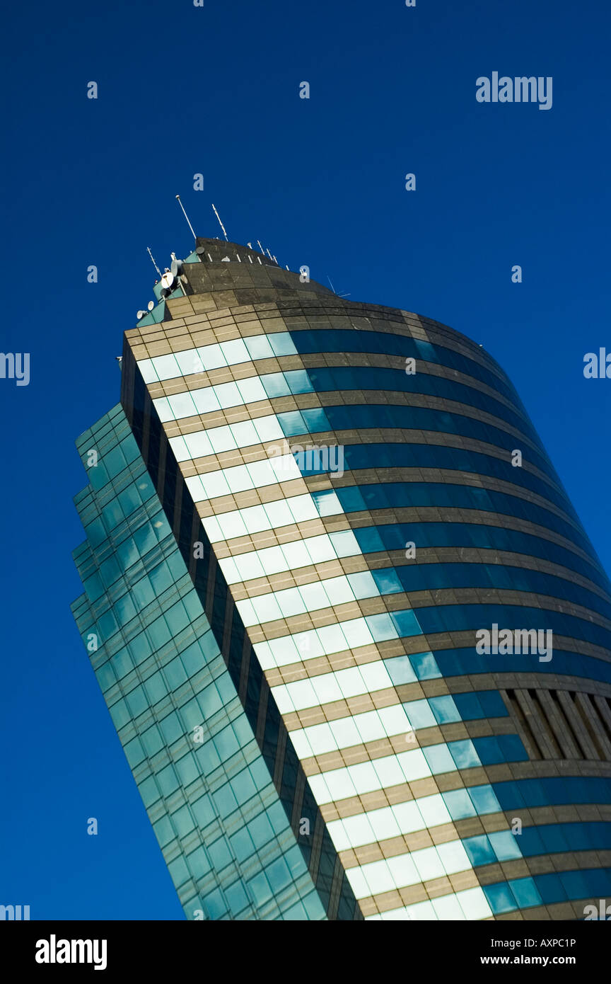 steigen Sie Hallo Gebäude Brisbane Australien Stockfoto