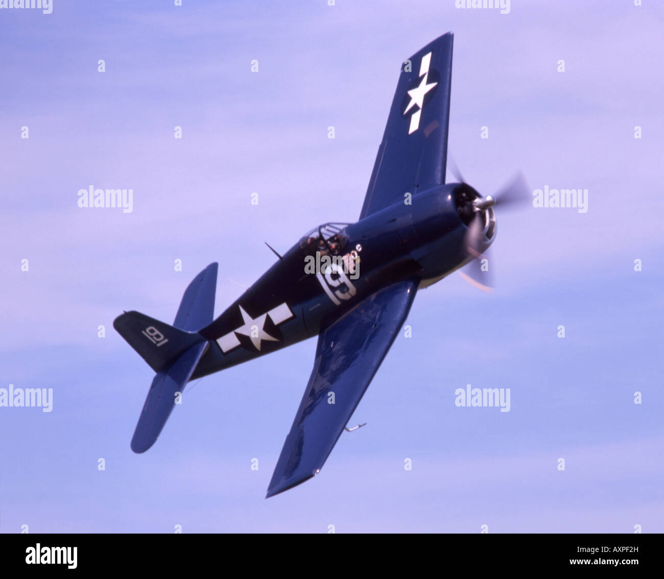 Grumman Hellcat amerikanische Jagdflugzeug von Zweiter Weltkrieg Stockfoto