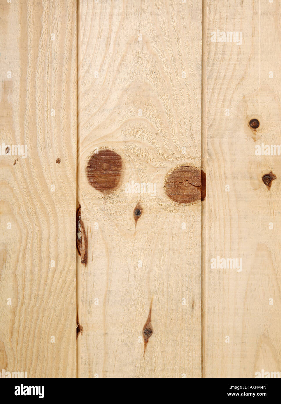 Holzwand Textur mit Details und Risse Stockfoto