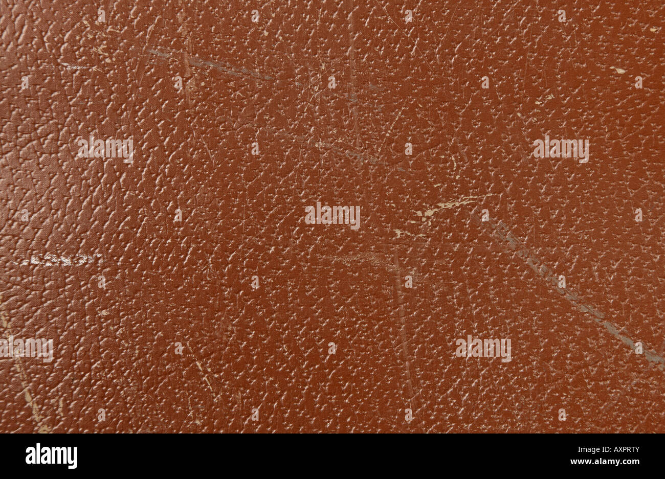 Braune Leder-Textur mit sichtbaren Verschleiß Stockfoto