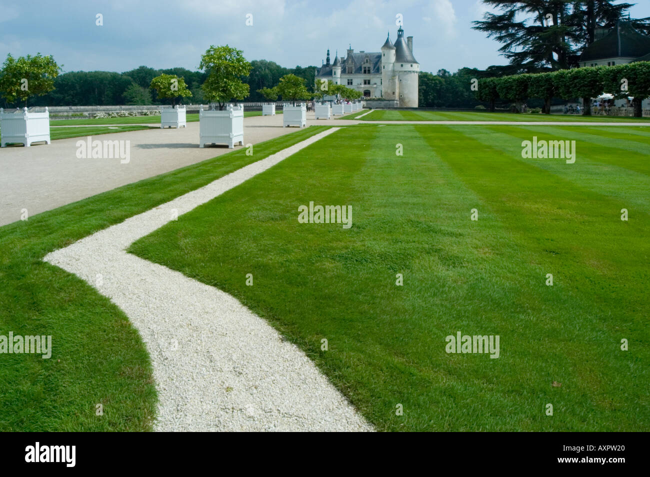 Le Chateau des Dames Chenonceau, Frankreich Stockfotografie Alamy